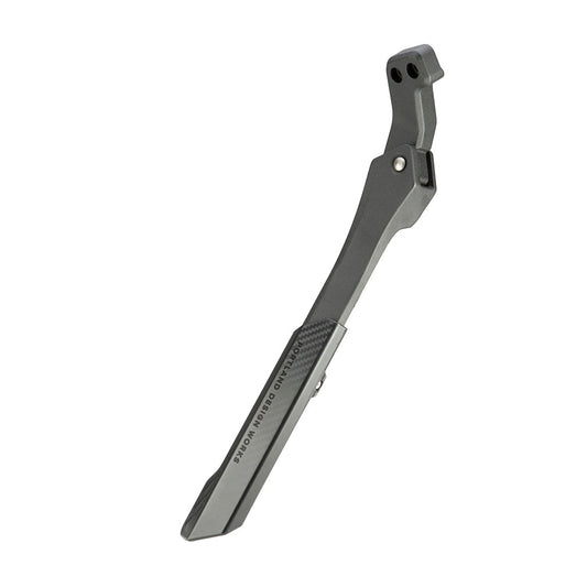 Kickstands Portland Design Works Portland Design Works Sturdy Lad Kickstand - 18mm Rear Mount - Black Dim Gray
