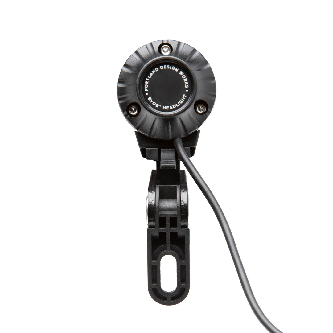 Lights Portland Design Works Portland Design Works BYOB Headlight - 350 Lumens USB-A Powered Battery Not Included Dark Slate Gray