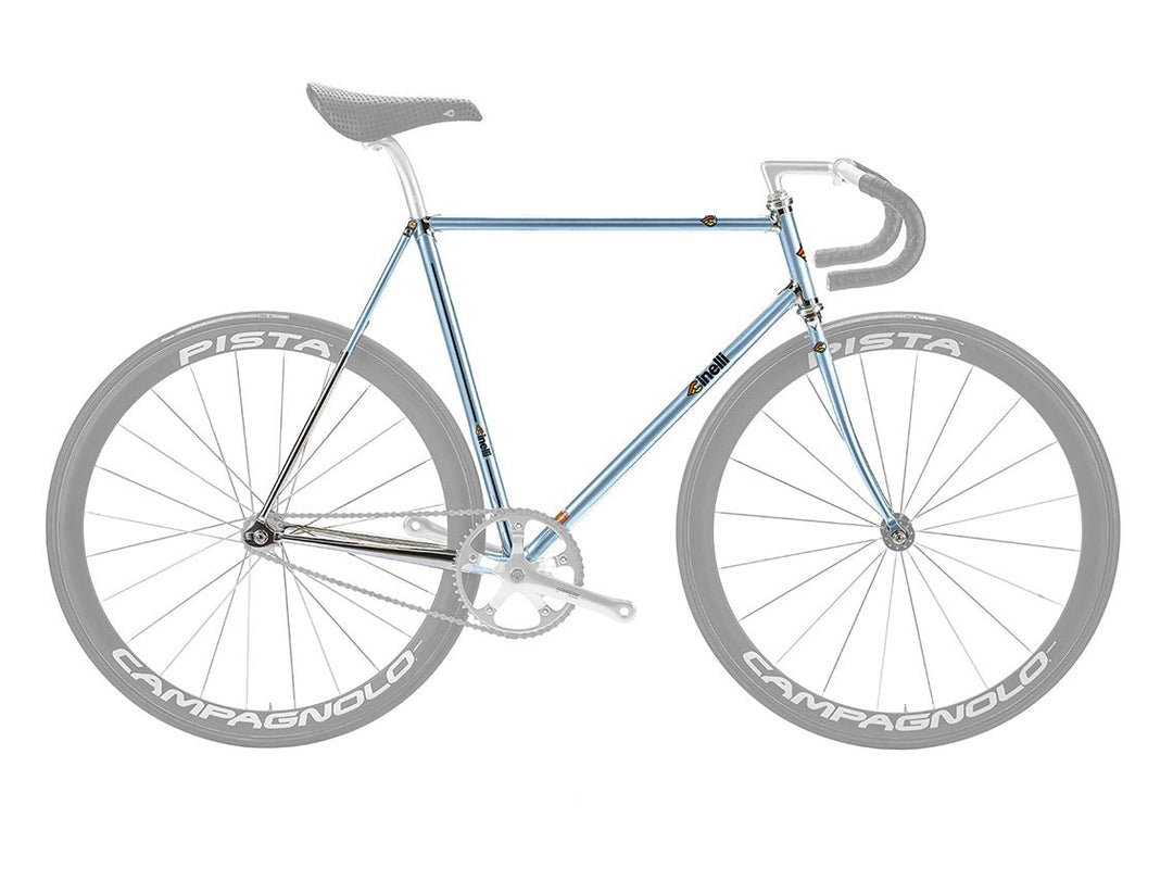 SUPERCORSA PISTA - FRAME KIT - Azzurro Laser / 49 / No Brakes