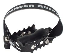 Pedals Power Grips Power Grips Sport Pedal Kit - Plastic 9/16" Black Dark Slate Gray