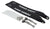 Toe Clips & Straps Power Grips Power Grips Extra Long (375mm) with Hardware Black Light Gray