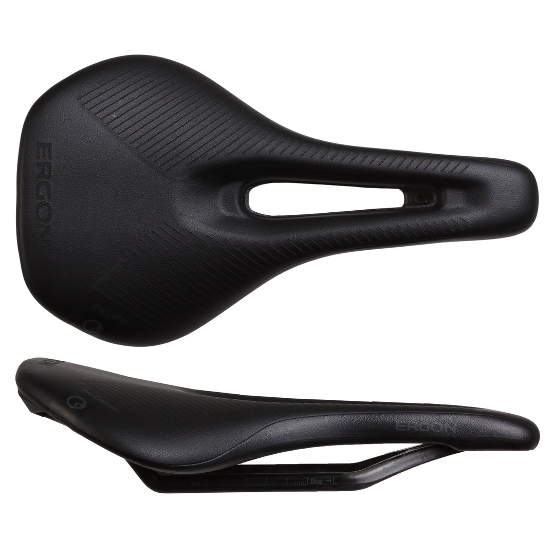Saddles Ergon Ergon SR Pro Carbon Saddle - Carbon Stealth Womens Medium/Large Dark Slate Gray