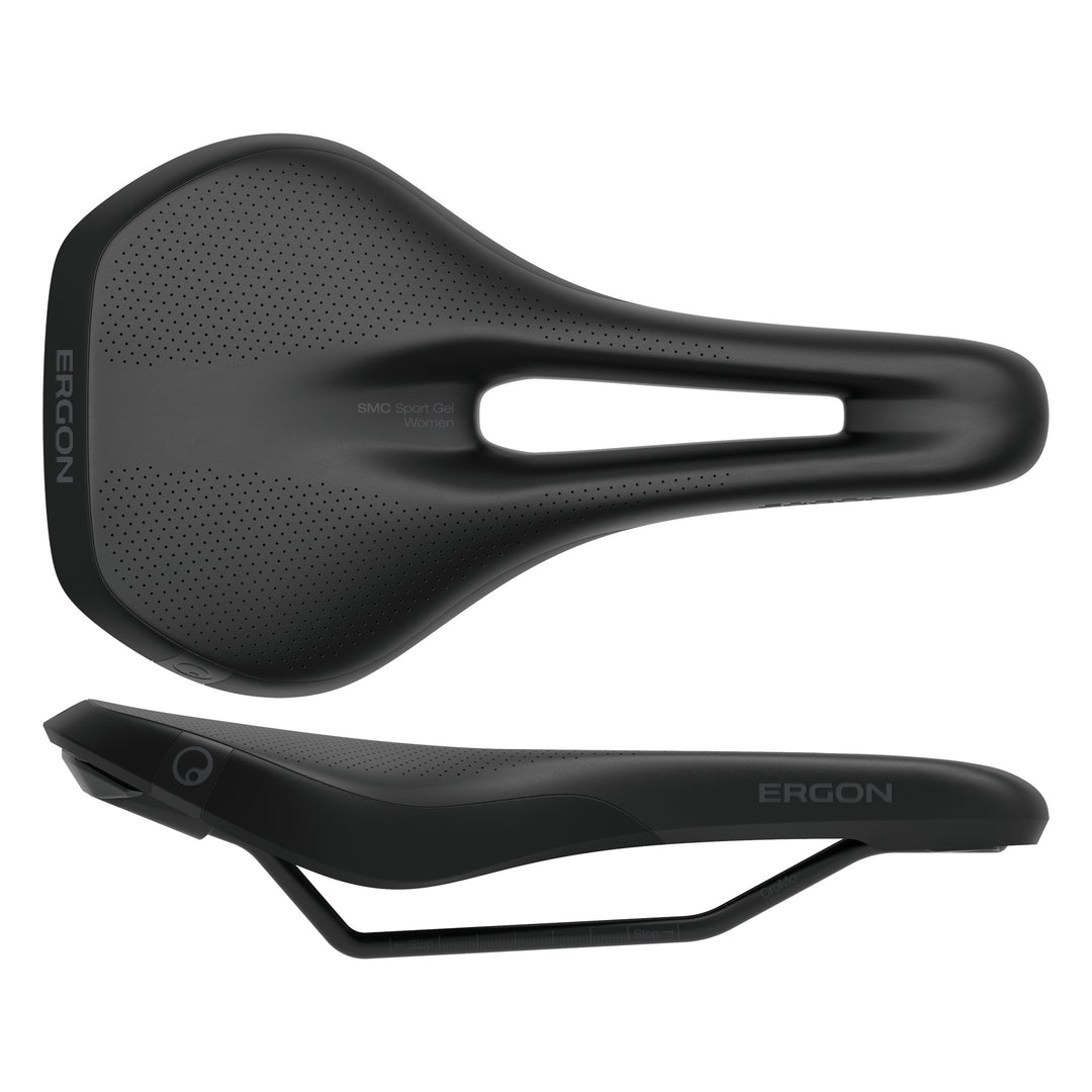 Saddles Ergon Ergon SMC Sport Gel Saddle - Stealth Womens Medium/Large Dark Slate Gray