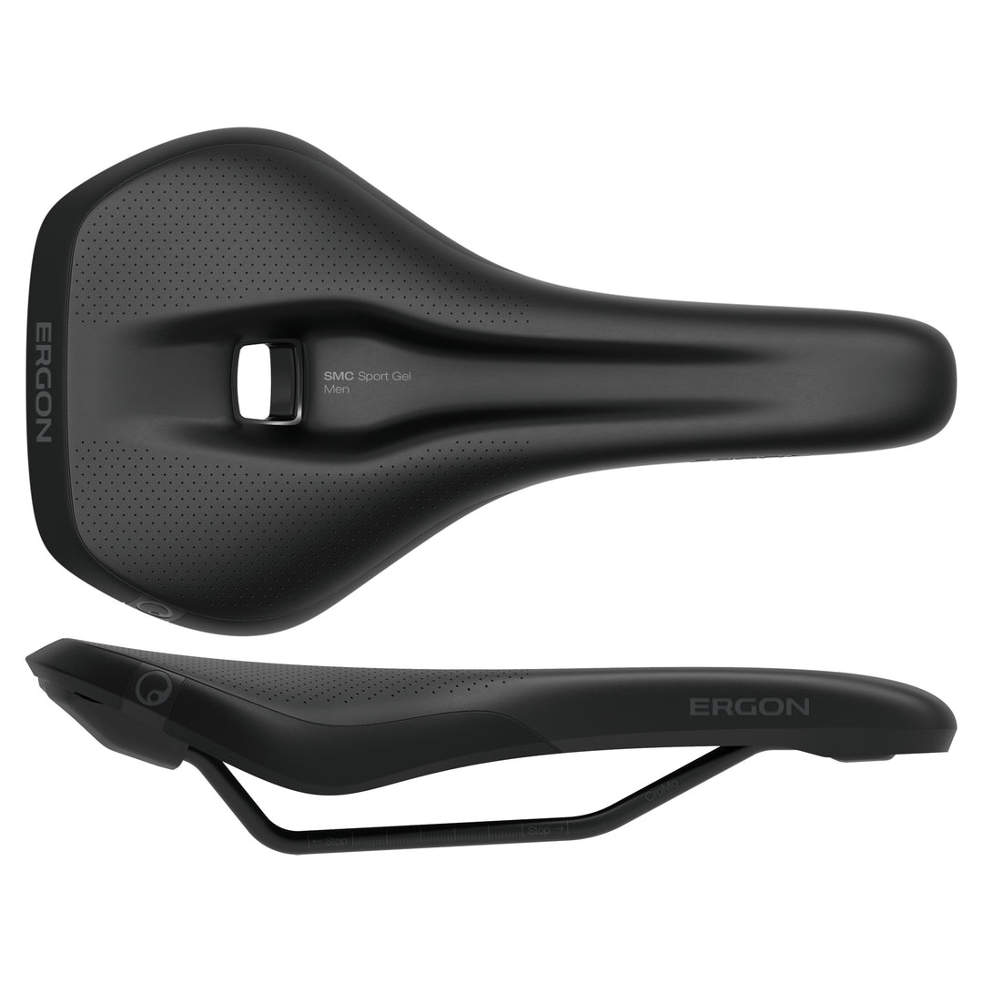 Saddles Ergon Ergon SMC Sport Gel Saddle - Stealth Mens Medium/Large Dark Slate Gray