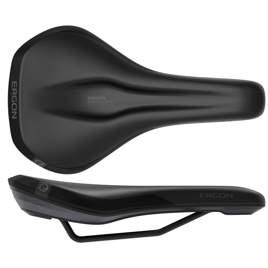 Saddles Ergon Ergon SMC Core Mens Saddle - MD/LG Black/Gray Dark Slate Gray