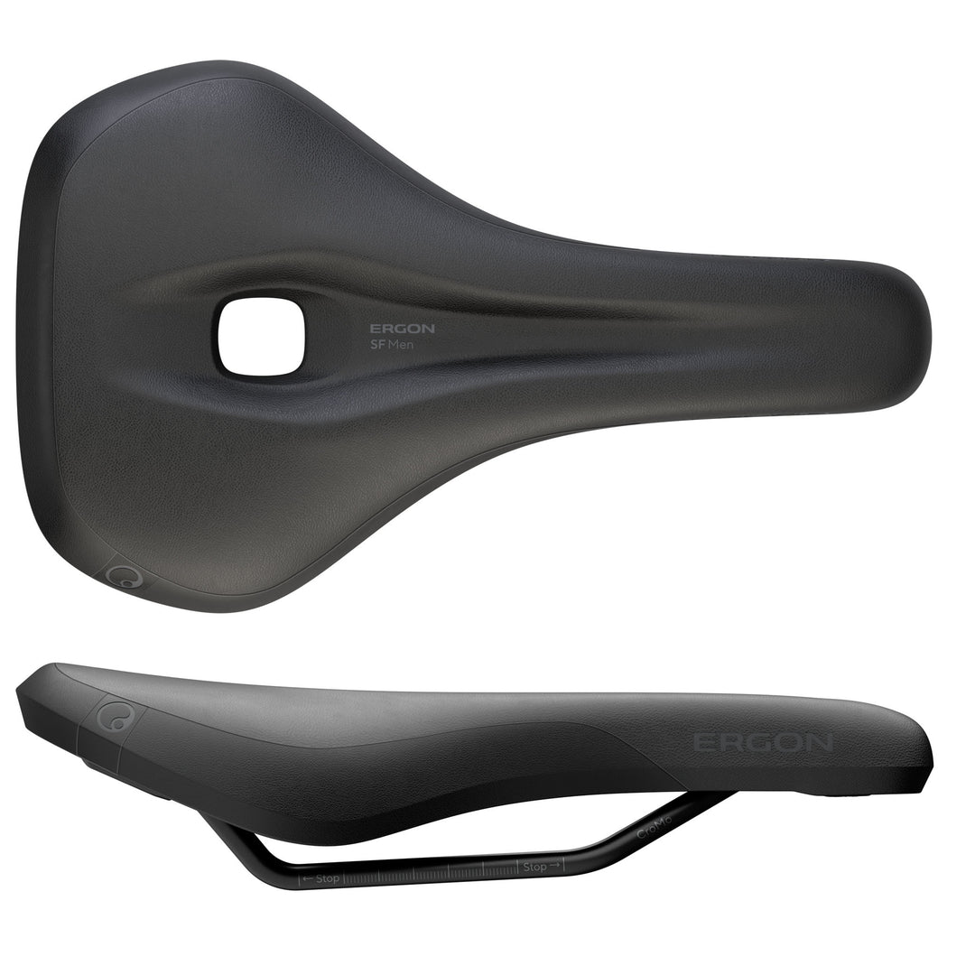 Saddles Ergon Ergon SF Saddle - Steel Black Mens Medium/Large Dark Slate Gray