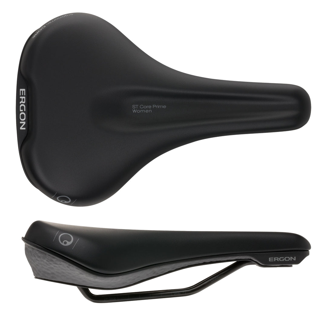 Saddles Ergon Ergon ST Core Evo Womens Saddle - MD/LG Black/Gray Dark Slate Gray