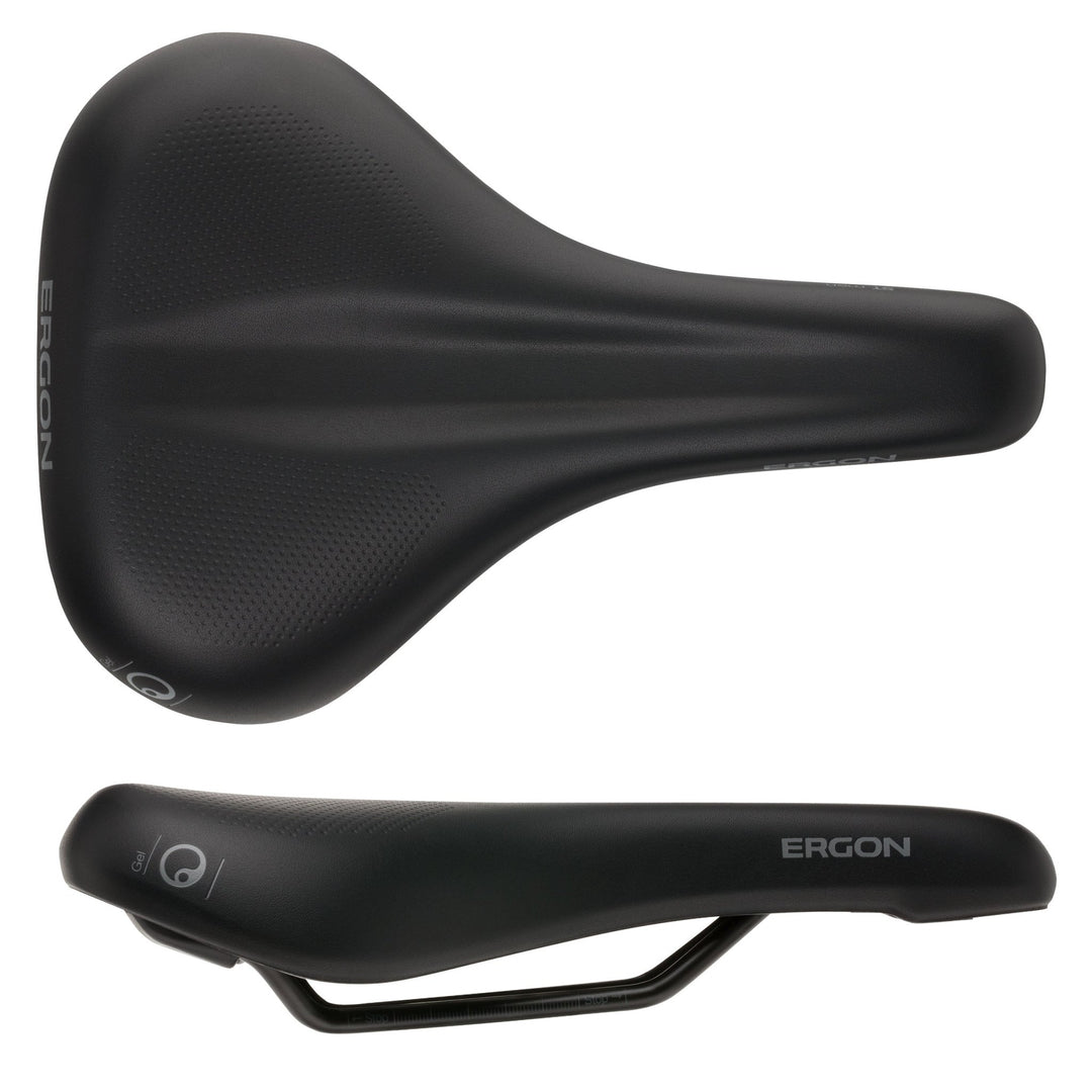 Saddles Ergon Ergon ST Gel Saddle - Chromoly Balck Mens Small/Medium Dark Slate Gray