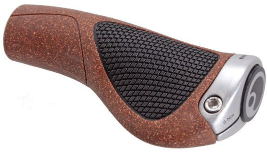 Grips Ergon Ergon GP1 BioKork Grips - Lock-On Large Black/Tan Dim Gray