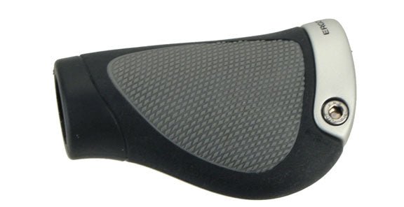 Grips Ergon Ergon GP1 Grips - Lock-On Twistshift Large Black/Gray Dark Slate Gray