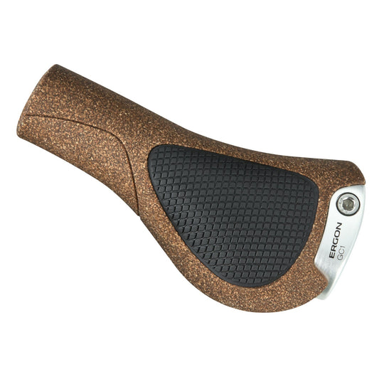 Grips Ergon Ergon GC1 BioKork Grips - Lock-On Black/Tan Dark Slate Gray
