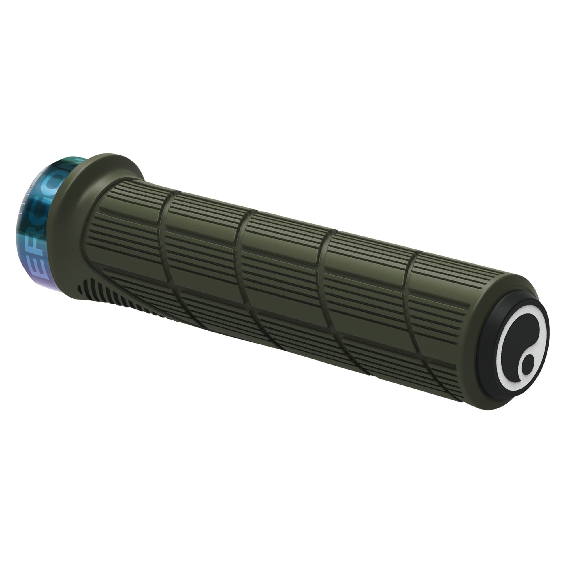 Grips Ergon Ergon GD1 Evo Factory Grips - Frozen  Moss/Oil Slick Lock-On Dark Slate Gray