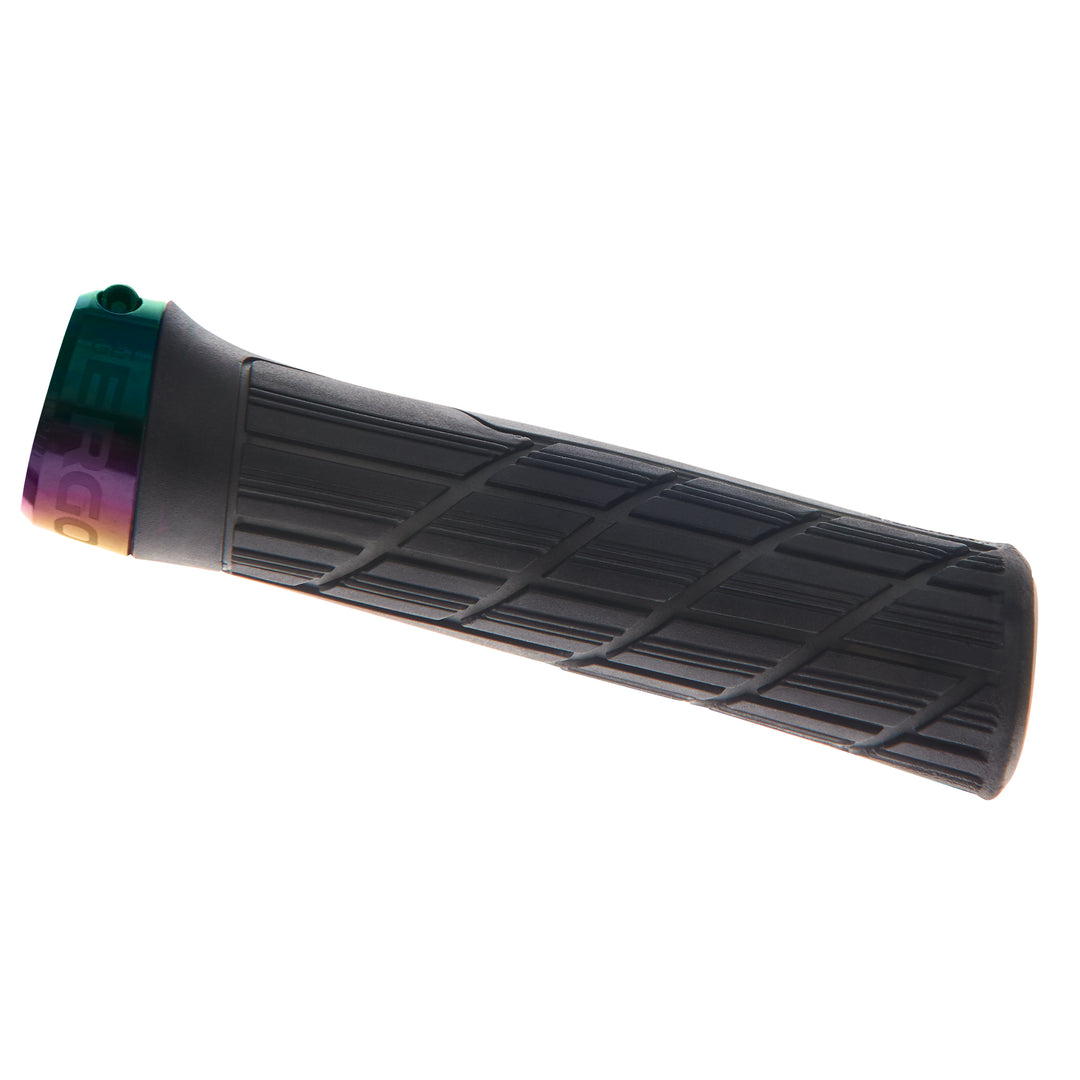 Grips Ergon Ergon GE1 Evo Factory Grips - Frozen Stealth/Oil Slick Lock-On Dark Slate Gray