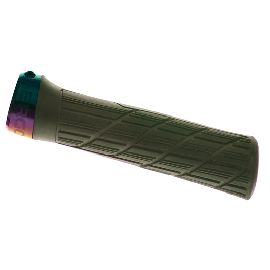 Grips Ergon Ergon GE1 Evo Factory Grips - Frozen Moss/Oil Slick Lock-On Dark Slate Gray