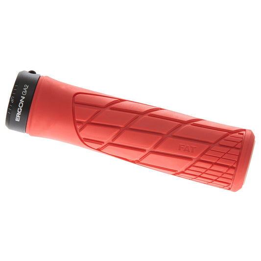 Grips Ergon Ergon GA2 Fat Grips - Risky Red Lock-On Maroon