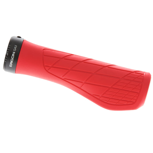 Grips Ergon Ergon GA3 Grips - Risky Red Lock-On Small Tomato