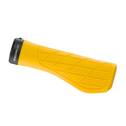 Grips Ergon Ergon GA3 Grips - Yellow Mellow Lock-On Large Orange