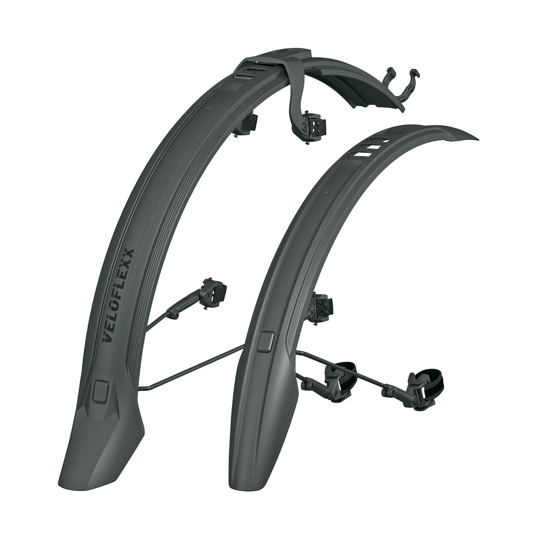 Clip-On Fender SKS SKS Veloflexx 65 26" Clip-On Fender Set - 26x2.35 Black Dark Slate Gray