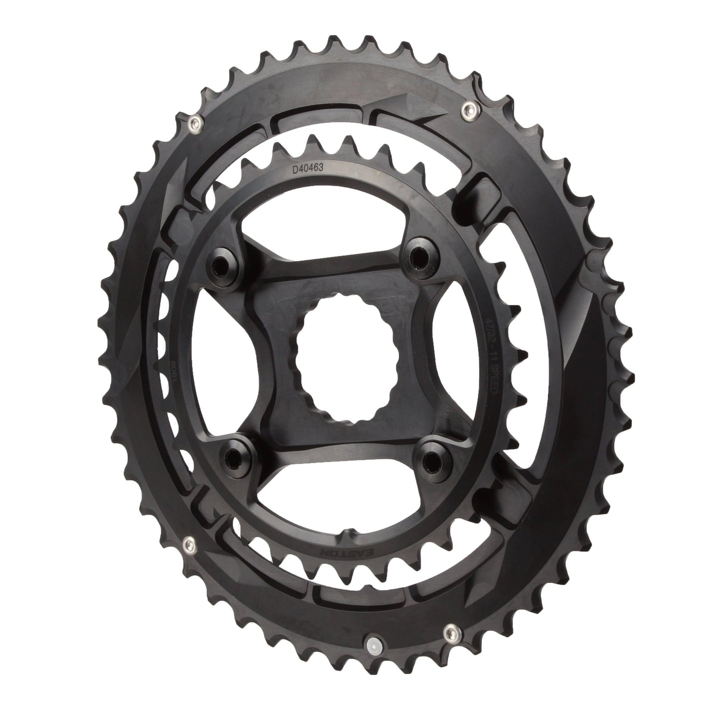 Chainrings Easton Easton CINCH Spider and Chainring Assembly - 47/32t 11-Speed Black Dark Slate Gray