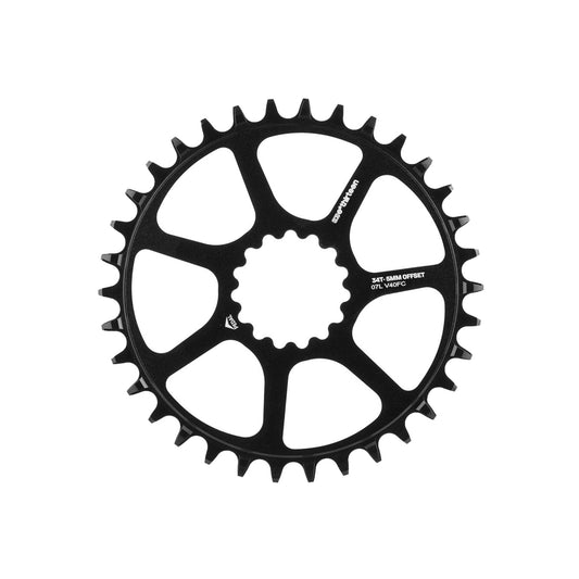 Chainrings E*thirteen e*thirteen UL Ultralight Direct Mount Guidering Boost Chainlines - 32t 10/11/12-Speed XCX Compatible BLK Black