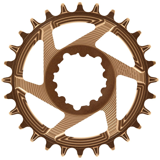 Chainrings E*thirteen E*thirteen Helix R Guidering(3mm Offset)3-Bolt 34t Bronze Saddle Brown