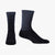 S-PHYRE Merino Tall Socks - Black  Gray / S/M