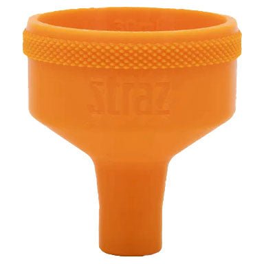 Straz Components Sealant Funnel for Partially Threaded Valves Orange