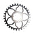 5Dev Titanium 3-Bolt Chainring 3mm Offset 30T Raw/Silver