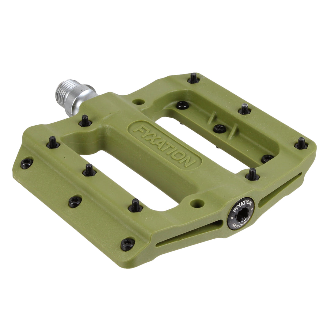 Pedals Fyxation Fyxation Mesa MP Pedals - Platform Composite/Plastic 9/16" Desert Sadona Green Dim Gray