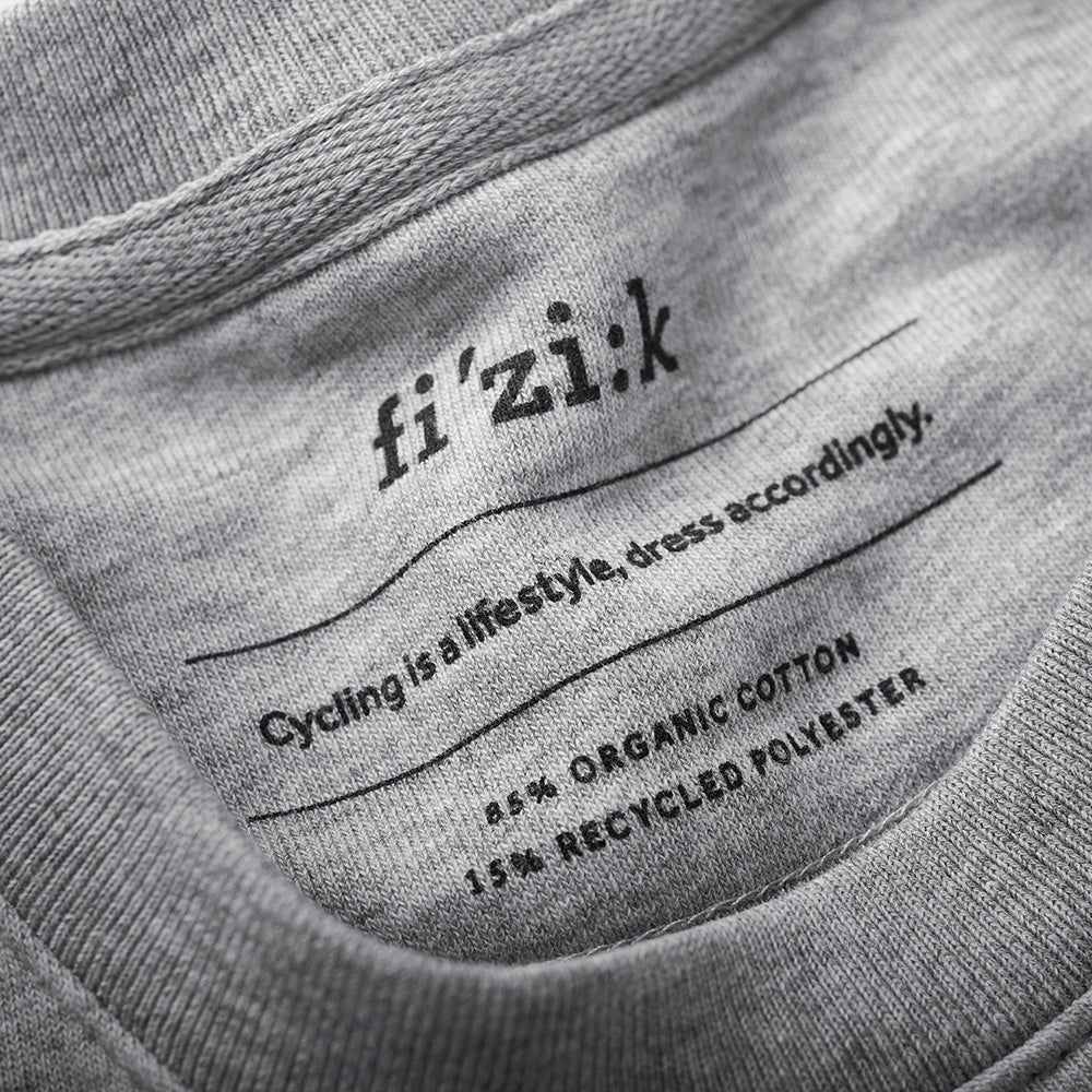 Fizik Sweatshirt - Light Grey - Dragonspine Cycling