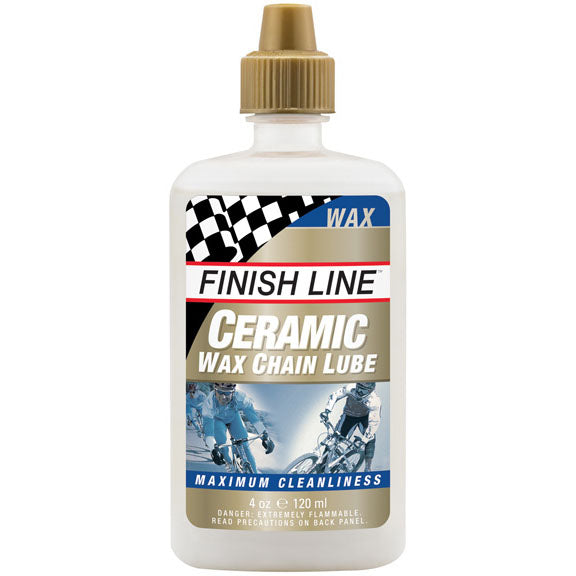 Finish Line Ceramic Wax Bike Chain Lube - 4oz Drip