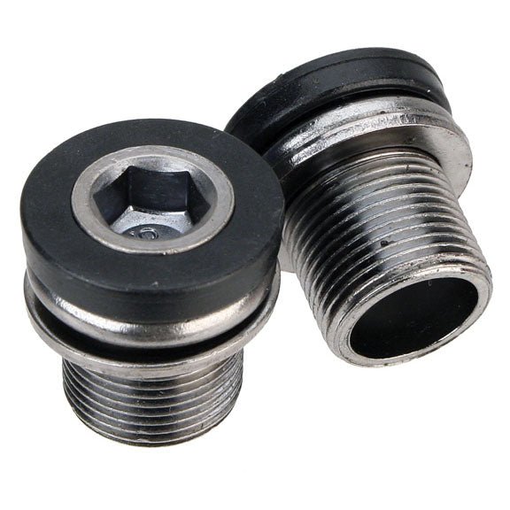Crank Bolts and Parts FSA FSA Crank Bolts with Caps ISIS-M15 Steel Pair Dark Slate Gray