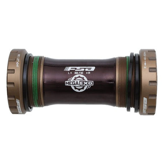 Bottom Brackets FSA Full Speed Ahead MegaExo Stainless Mountain Bottom Bracket 68/73mm English Threading Dark Slate Gray