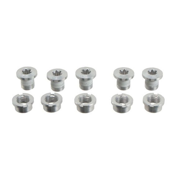 Nuts & Bolts FSA FSA Torx Single Ring Bolt Set Silver Aluminum Gray