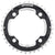Chainrings FSA Full Speed Ahead MTB Pro Double Chainring - 36t 104 BCD 4-Bolt Aluminum M11 BLK Dark Slate Gray