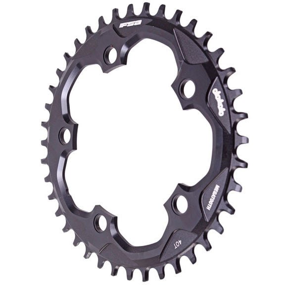 Chainrings FSA Full Speed Ahead Super Road Megatooth Chainring - 40t 110mm BCD 5-Bolt Aluminum For 1x11-Speed BLK Dim Gray