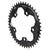 Chainrings FSA Full Speed Ahead Super Road Megatooth Chainring - 44t 110mm BCD 5-Bolt Aluminum For 1x11-Speed BLK Dark Slate Gray