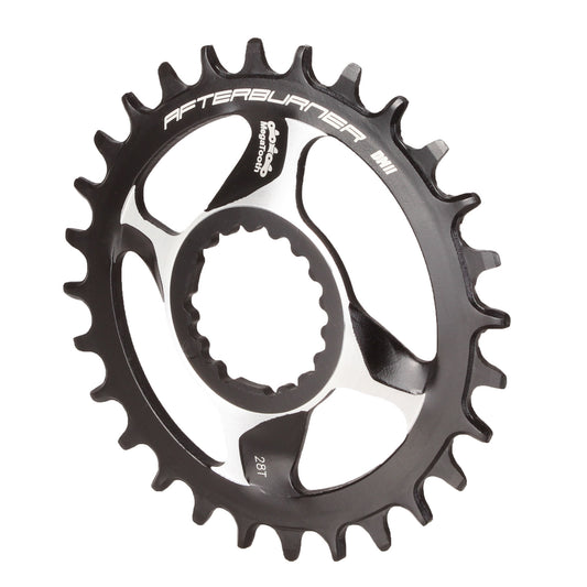 Chainrings FSA FSA Afterburner Modular DM 1x Chainring 28t Blk Dark Slate Gray