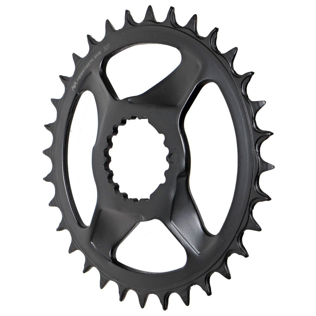 Chainrings FSA Full Speed Ahead Comet MegaTooth Direct Mount Chainring - 32t FSA Direct Mount For 12-Speed Shimano Hyperglide+ BLK Dark Slate Gray