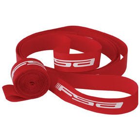 Rim Accessories FSA Full Speed Ahead 700c x 17mm Rim Strips Red Nylon Box/10 Firebrick
