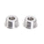 Shock Mounting Hardware Fox Shox FOX 2-Piece Aluminum Mounting Hardware Kit DU Bushing Shocks 6mm x0.620" / 15.7mm Light Gray
