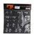 Sticker/Decal Fox Shox FOX Heritage Decal Kit for Forks and Shocks Silver Dark Slate Gray