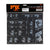 Sticker/Decal Fox Shox FOX Heritage Decal Kit for Forks and Shocks Chrome Dark Slate Gray