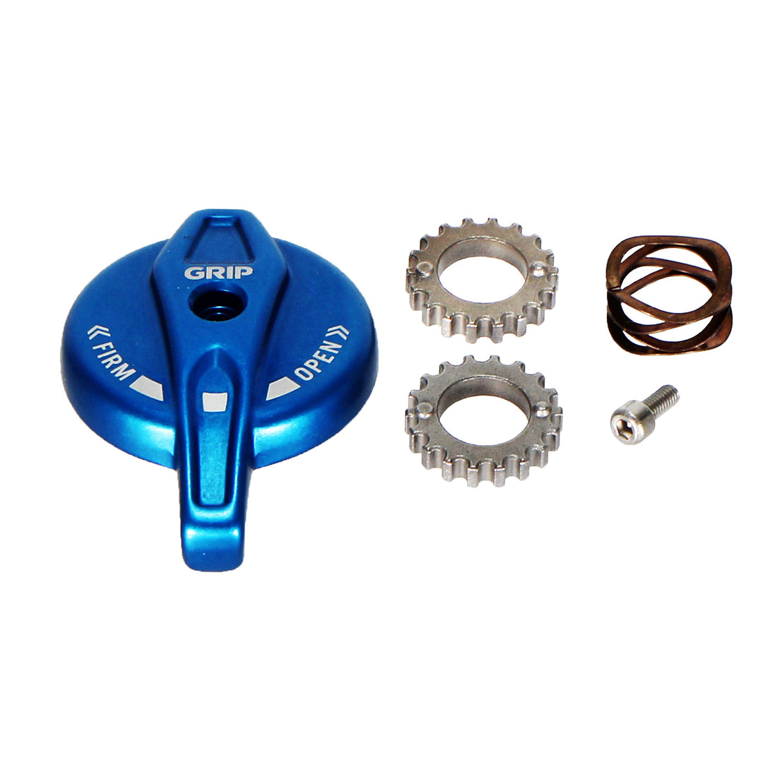 Adjuster Knob & External Hardware Fox Shox FOX Topcap Assembly - 2020 Grip 34 36 P-S Interface Parts Gray