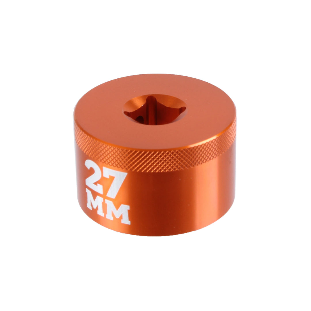 Suspension Tools Fox Shox FOX Fork Topcap Socket: 27mm 3/8 Drive Chocolate