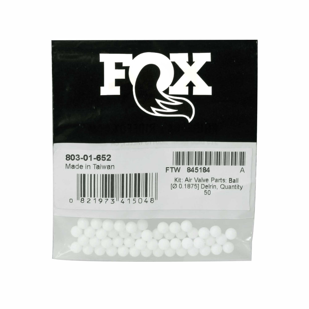 Rear Shock Parts & Service Kits Fox Shox FOX Air Valve Ball - .1875" Derlin QTY 50 Light Gray