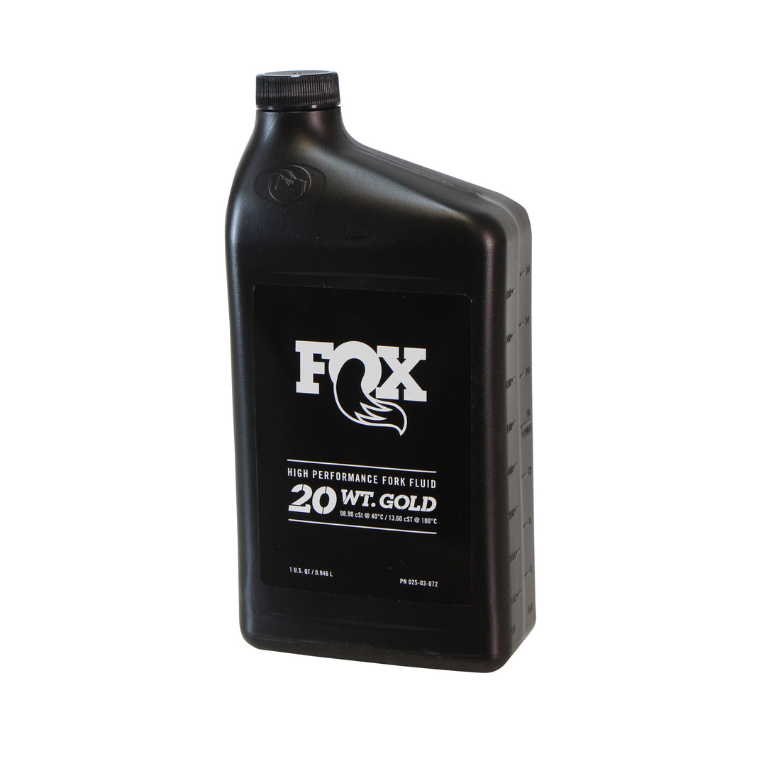 Suspension Tools Fox Shox FOX 20 Weight Gold Bath Oil - 32oz Black