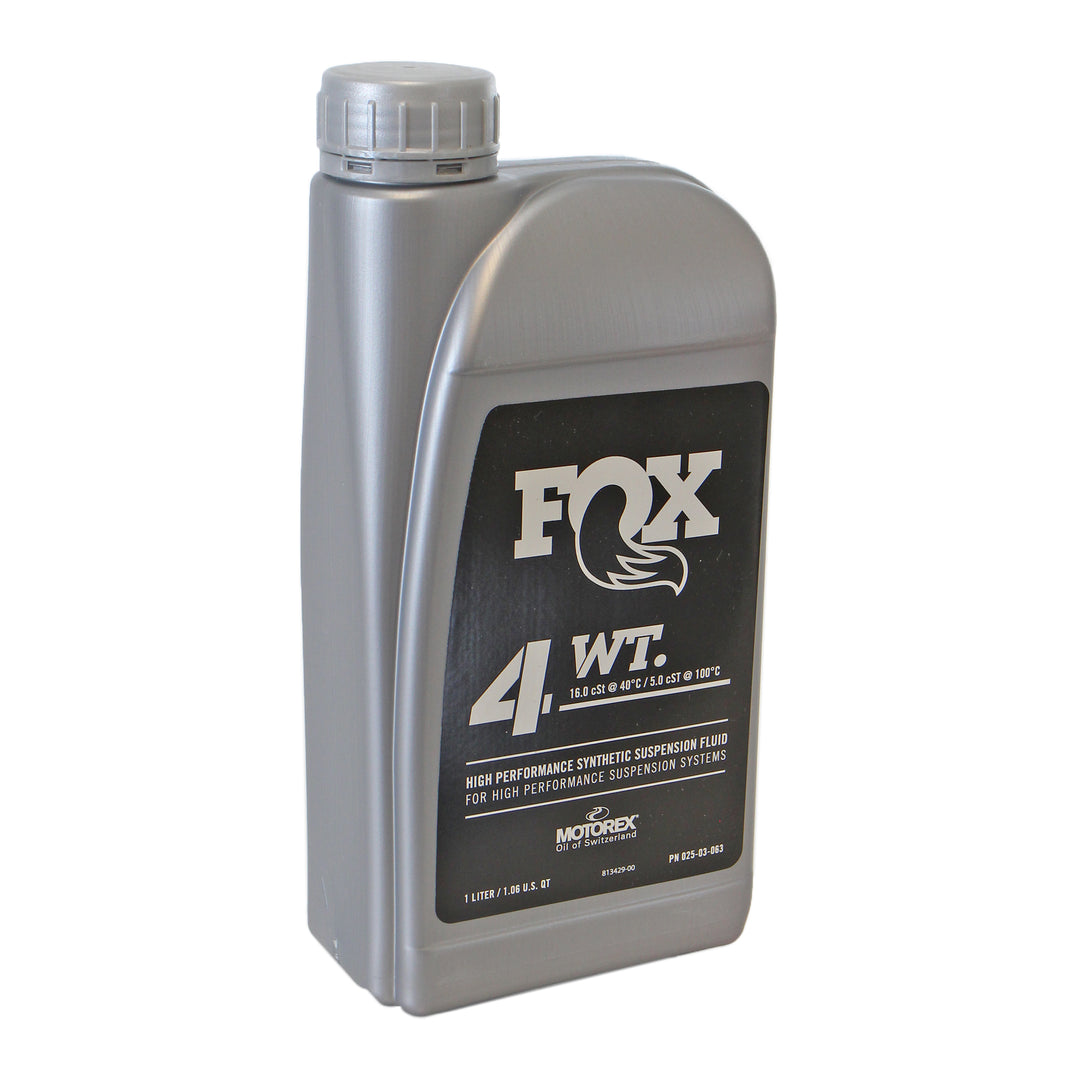 Suspension Tools Fox Shox FOX 4wt Suspension Oil - 1 liter Light Slate Gray