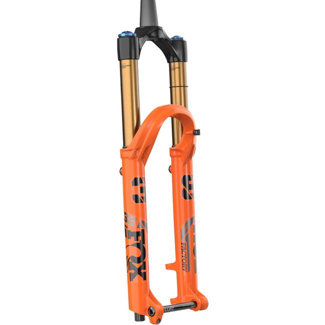 Suspension Fork Fox Shox FOX 38 Factory Suspension Fork - 29" 170 mm 15 x 110 mm Kabolt-X 44mm Offset GRIP X2 Damper Shiny Orange Coral