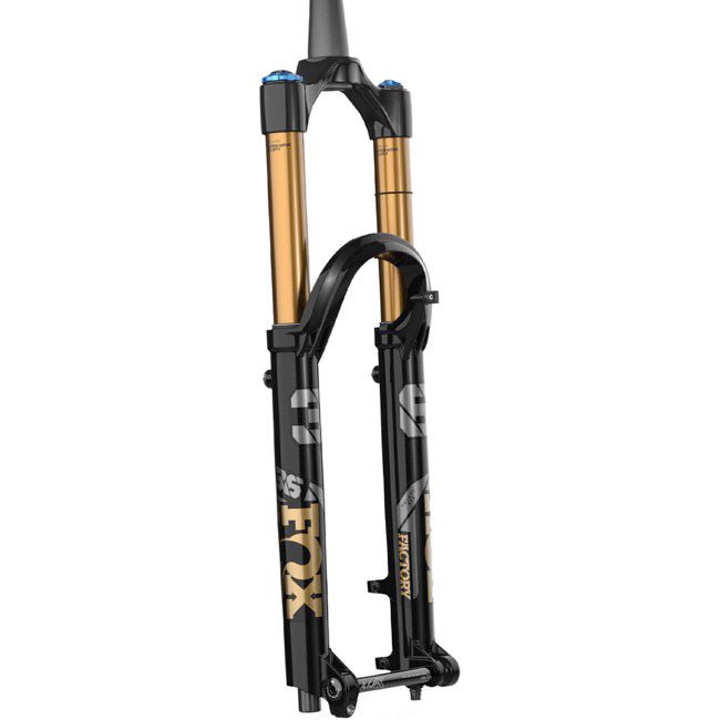 Suspension Fork Fox Shox FOX 36 Factory Suspension Fork - 27.5" 160 mm 15 x 110 mm Kabolt-X 44mm Offset GRIP X Damper Shiny BLK Dark Slate Gray